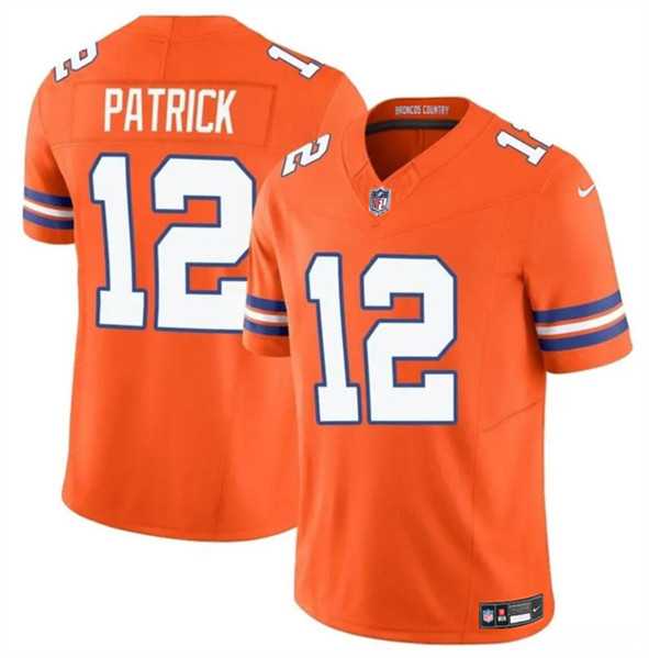 Men & Women & Youth Denver Broncos #12 Tim Patrick Orange F.U.S.E. Mile High Collection 1977 Throwback Vapor Limited Football Stitched Jersey,We sell and wholesale Men & Women & Youth Denver Broncos #12 Tim Patrick Orange F.U.S.E. Mile High Collection 1977 Throwback Vapor Limited Football Stitched Jersey on line form chian!